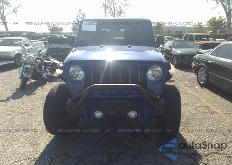 2019 Jeep Wrangler Unlimited Sport S 4X4 z USA, uszkodzony, nr VIN 1C4HJXDGXKW677847